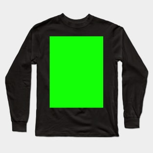 Green Screen - Chroma Key - Perfect for Digital   Photography and Video VFX Editing Long Sleeve T-Shirt